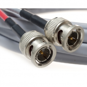 50 Feet DS3 735a Plenum  Coaxial Cable with Dual BNC 75 Ohm -26 Awg